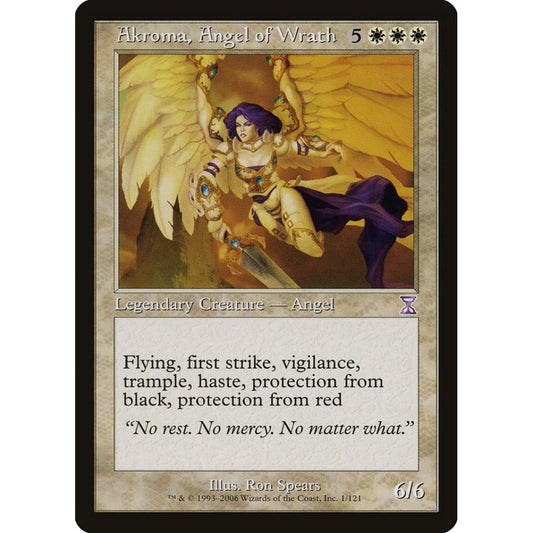 Akroma, Angel of Wrath special 1 Magic the Gathering Time Spiral Timeshifted