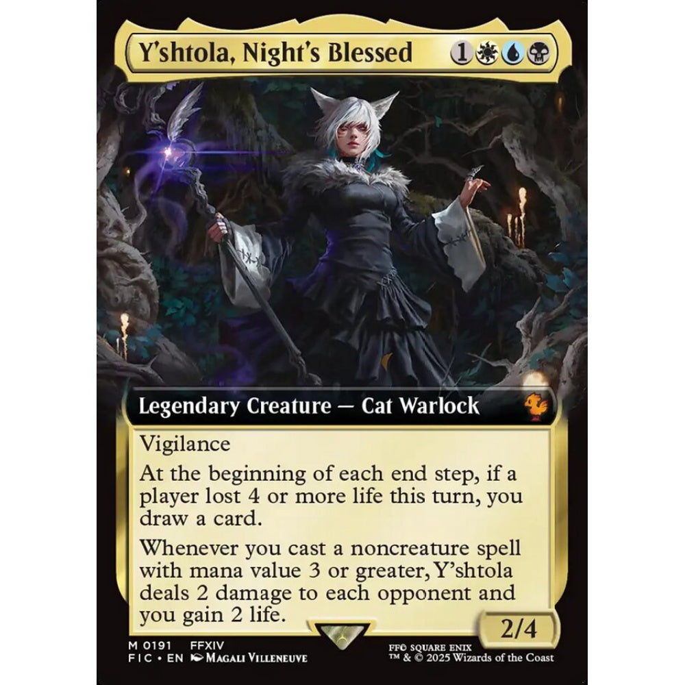 Y'shtola, Night's Blessed mythic 191 Magic the Gathering Final Fantasy Commander