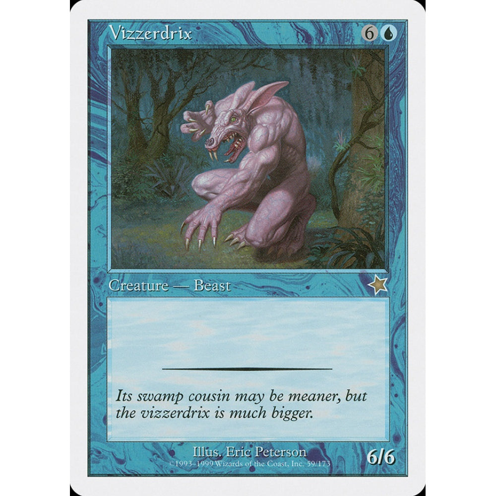 Vizzerdrix rare 59 Magic the Gathering Starter 1999