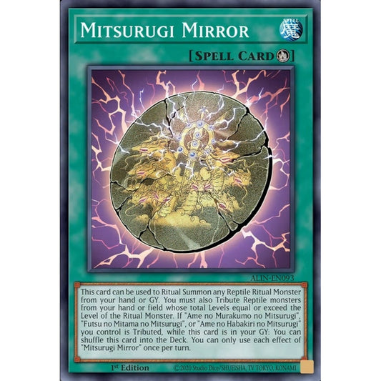 Mitsurugi Mirror ALIN-EN093 Common Common Yu-Gi-Oh Alliance Insight