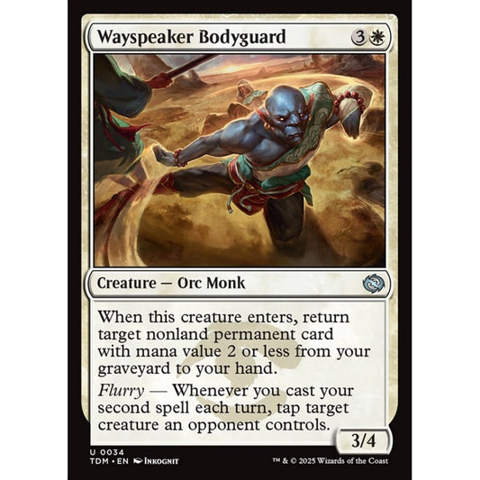 Wayspeaker Bodyguard uncommon 34 Magic the Gathering Tarkir: Dragonstorm