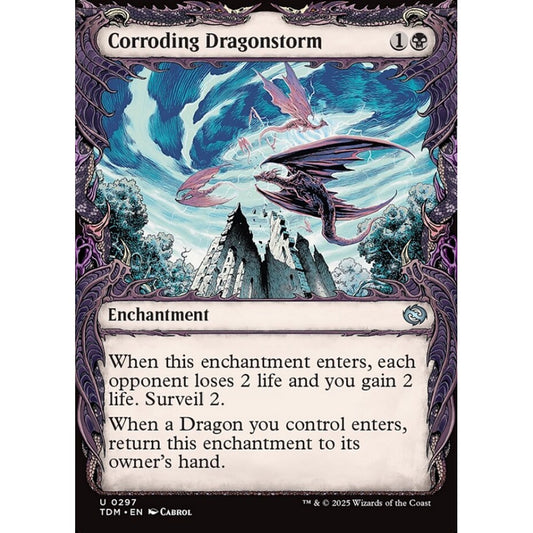 Corroding Dragonstorm uncommon 297 Magic the Gathering Tarkir: Dragonstorm