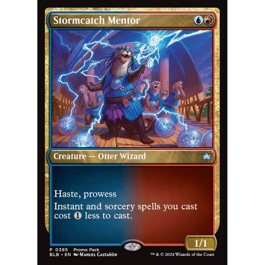Stormcatch Mentor, 385, uncommon, Magic: The Gathering, Bloomburrow