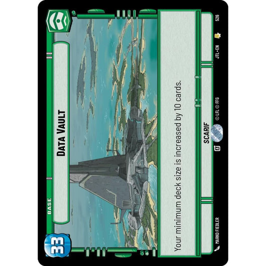 Data Vault, R, JTL 526) Foil, Star Wars Unlimited