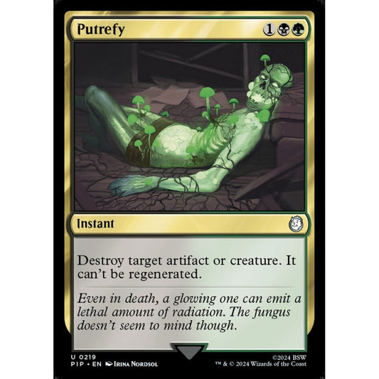 Putrefy uncommon 219 Magic the Gathering Fallout