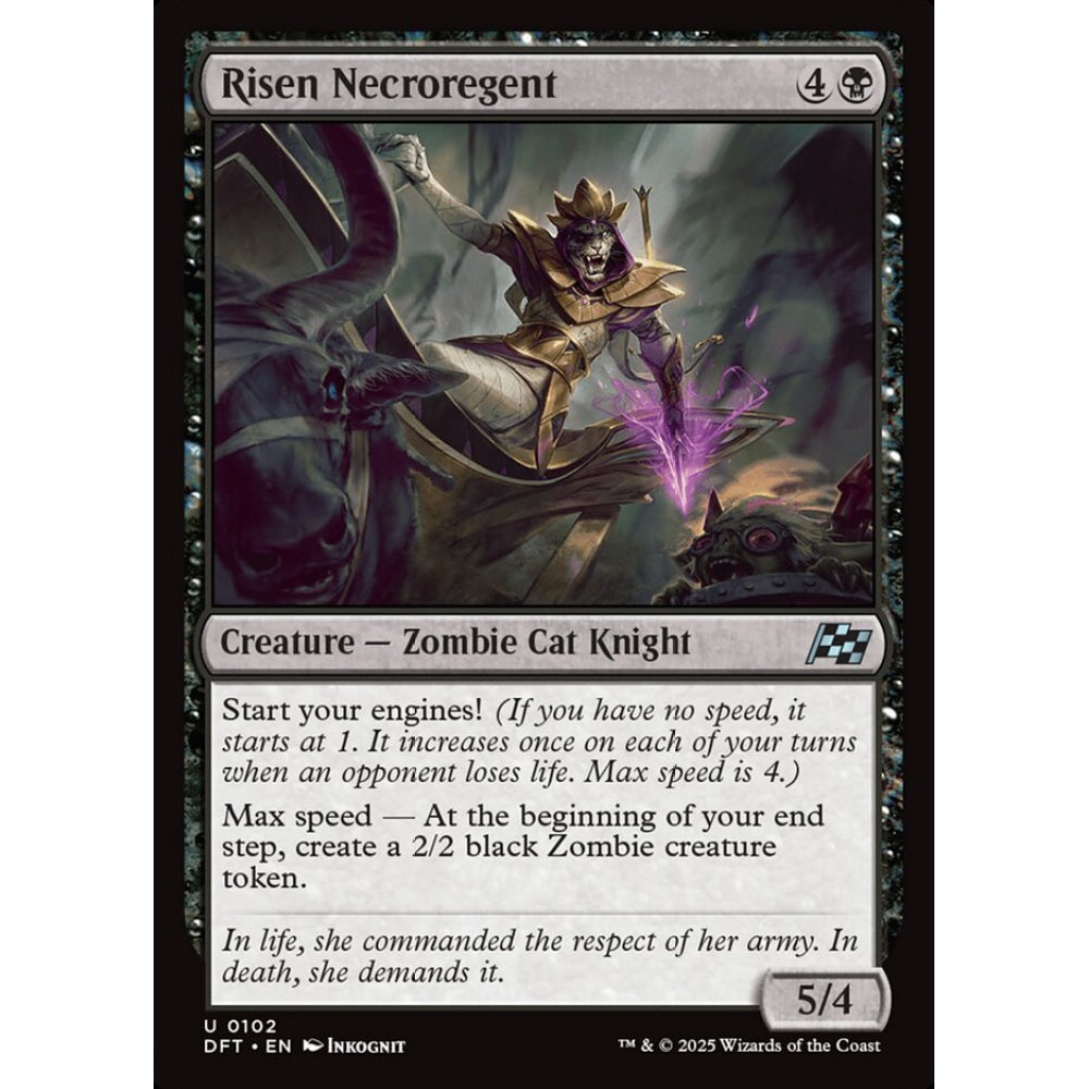 Risen Necroregent, 102, uncommon, Magic: The Gathering, Aetherdrift