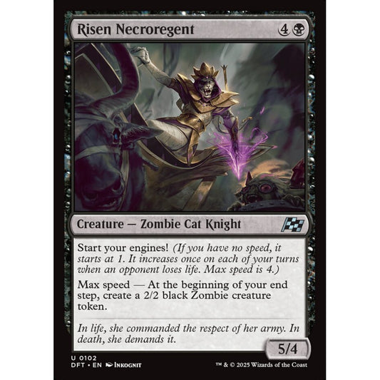 Risen Necroregent, 102, uncommon, Magic: The Gathering, Aetherdrift