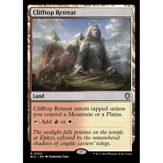 Clifftop Retreat, 300, rare, Magic: The Gathering, Bloomburrow