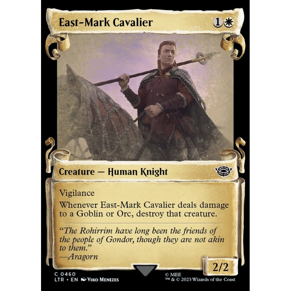 East-Mark Cavalier, common, 460, Magic the Gathering, The Lord of the Rings: Tales of Middle-earth