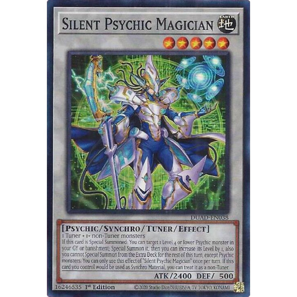Silent Psychic Magician DUAD-EN038 Super Yu-Gi-Oh Duelist's Advance