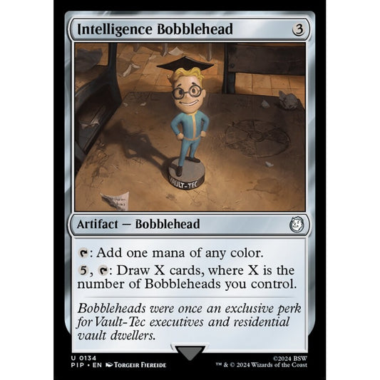 Intelligence Bobblehead uncommon 134 Magic the Gathering Fallout