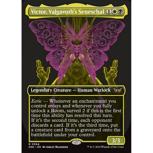 Victor, Valgavoth's Seneschal, 364, rare, Magic: The Gathering, Duskmourn: House of Horror