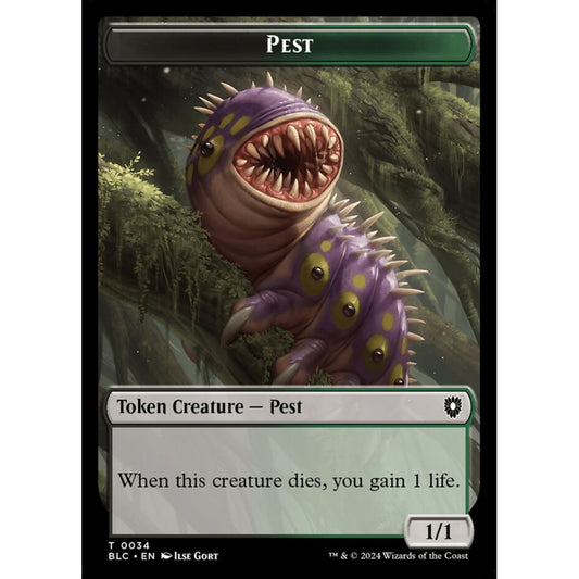 Pest, 34, common, Magic: The Gathering, Bloomburrow