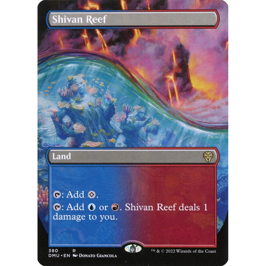 Shivan Reef rare 380 Magic the Gathering Dominaria United