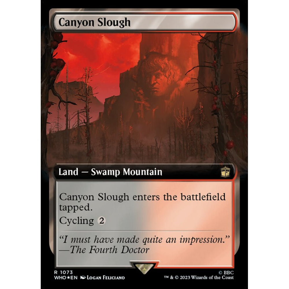 Canyon Slough rare 1073 Magic the Gathering Doctor Who