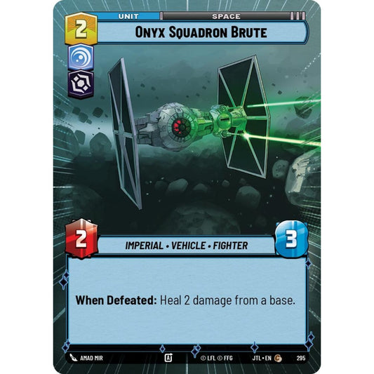 Onyx Squadron Brute, C, JTL 295) Hyperspace, Star Wars Unlimited