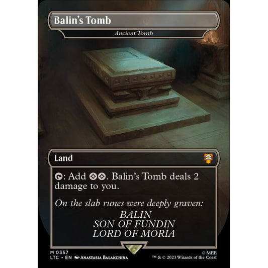 Ancient Tomb, mythic, 357, Magic the Gathering, Tales of Middle-earth Commander