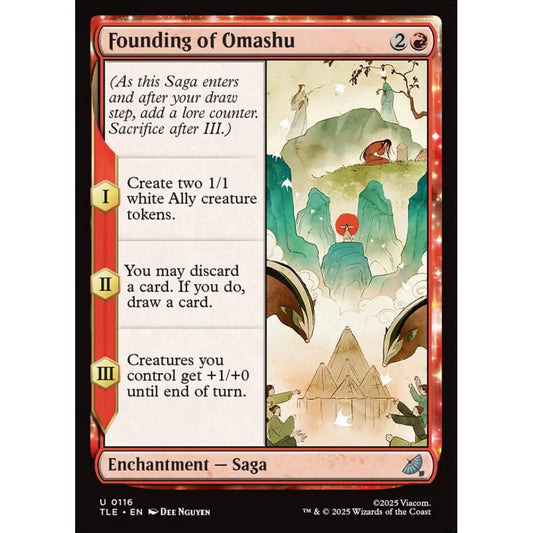 Founding of Omashu uncommon 116 Magic the Gathering Avatar: The Last Airbender Eternal
