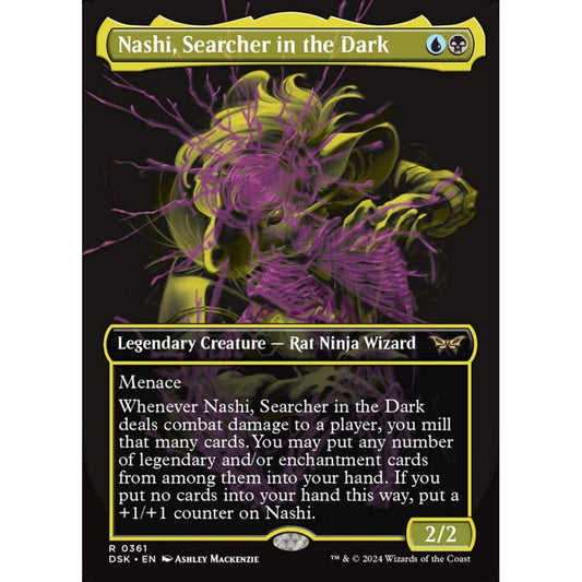 Nashi, Searcher in the Dark, 361, rare, Magic: The Gathering, Duskmourn: House of Horror