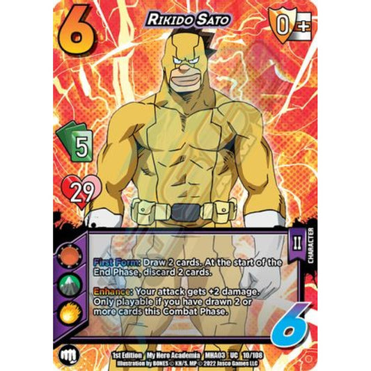 Rikido Sato, 10/108, UC, UniVersus, MHA03 Heroes Clash