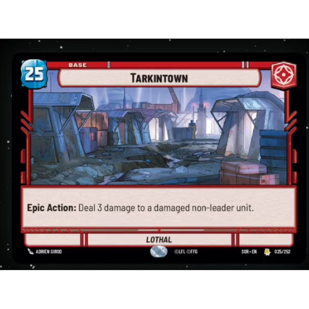Tarkintown, 25, R, Star Wars Unlimited, Sparks Of Rebellion