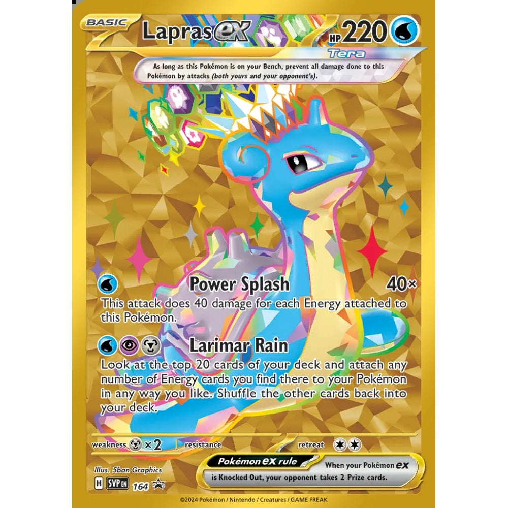 Lapras ex Promo 164 Pokemon Card Game Scarlet & Violet Promos