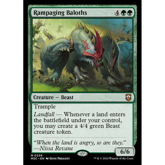Rampaging Baloths, 239, mythic, Magic: The Gathering, Modern Horizons 3