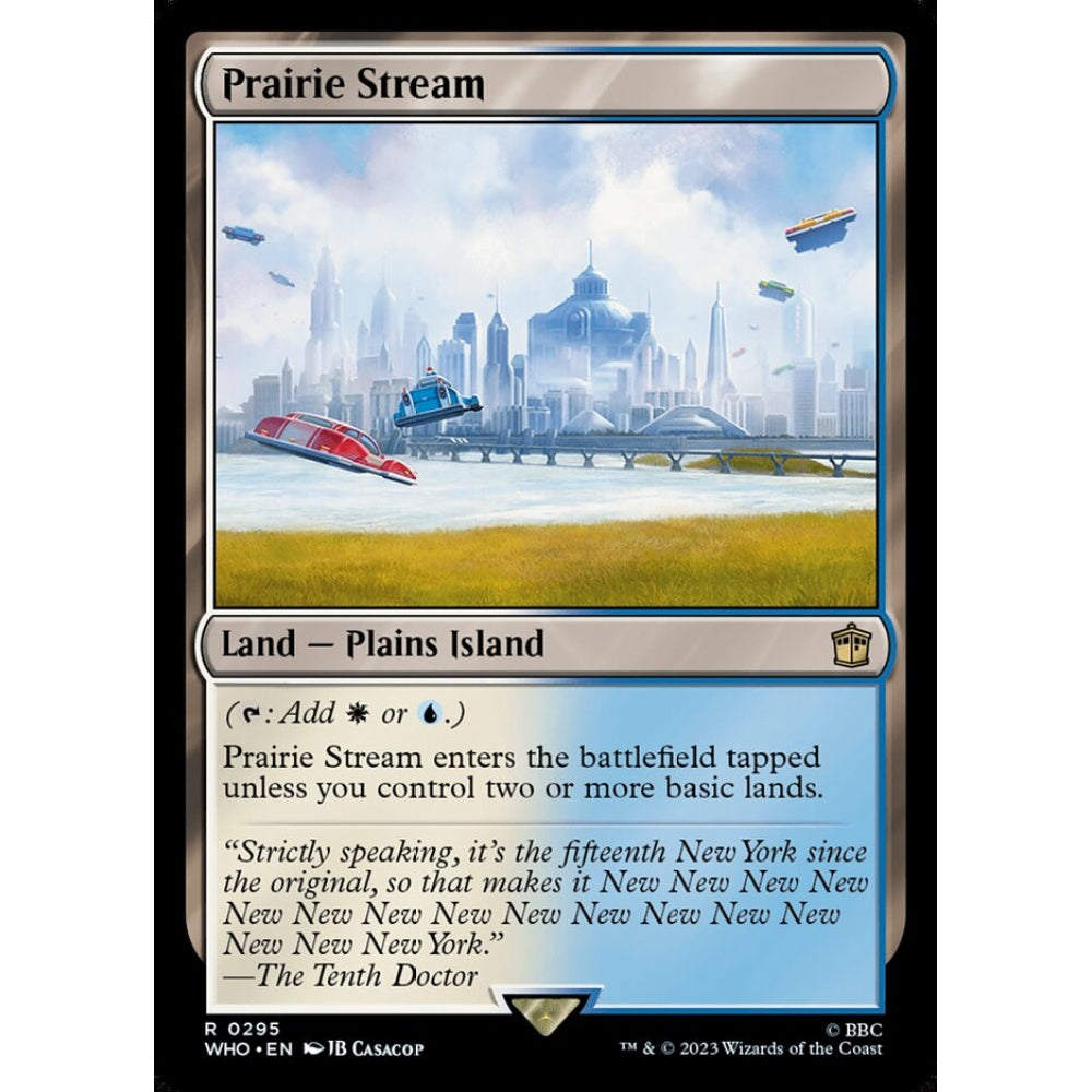 Prairie Stream rare 295 Magic the Gathering Doctor Who