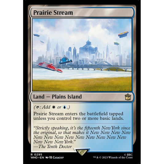 Prairie Stream rare 295 Magic the Gathering Doctor Who