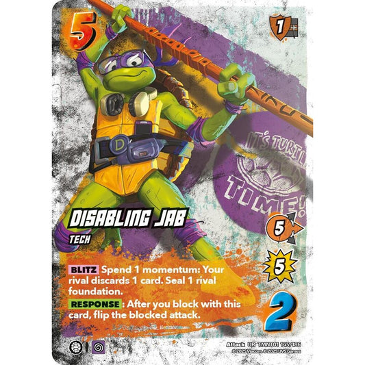 Disabling Jab 145/186 TMNT01 Universus Teenage Mutant Ninja Turtles Attack UR