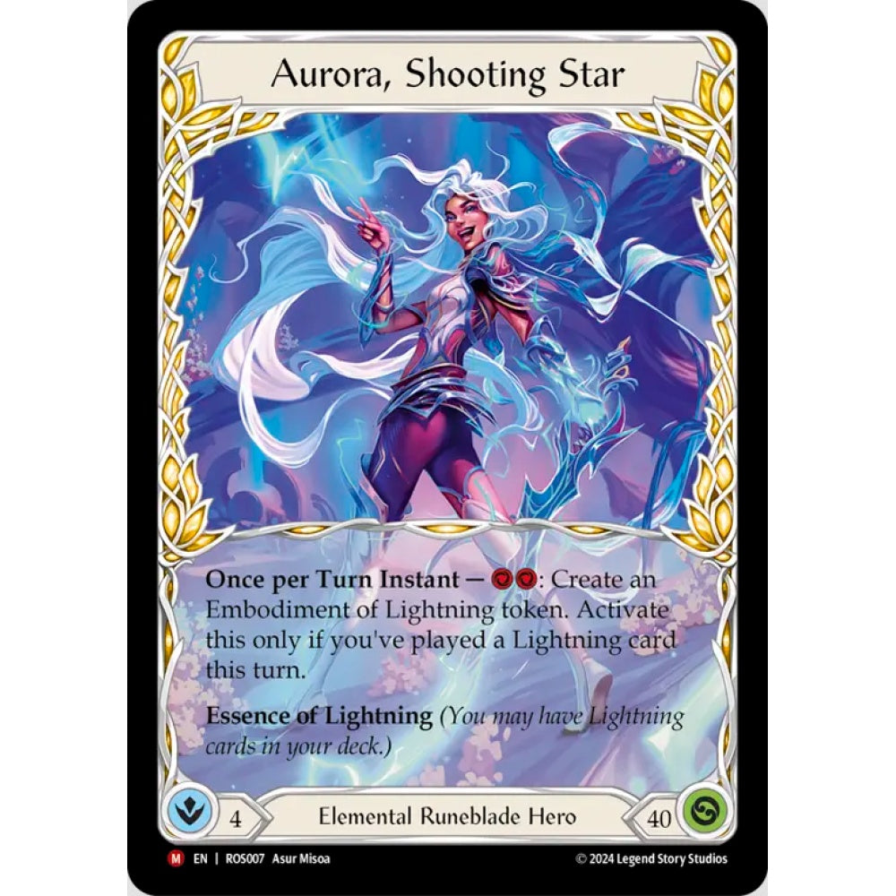 Aurora, Shooting Star, ROS007, Majestic, Flesh and Blood, Rosetta