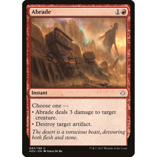 Abrade uncommon 83 Magic the Gathering Hour of Devastation