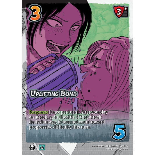 Uplifting Bond, 233/297, UR, UniVersus, Attack on Titan: Battle for Humanity