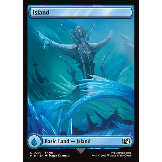 Island common 297 Magic the Gathering Final Fantasy