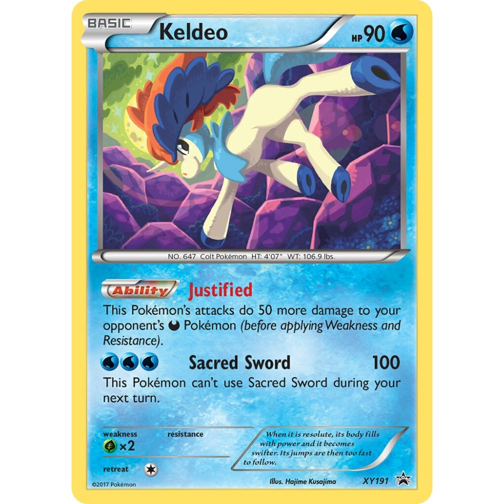 Keldeo Promo XY191 Pokemon Card Game XY Promos