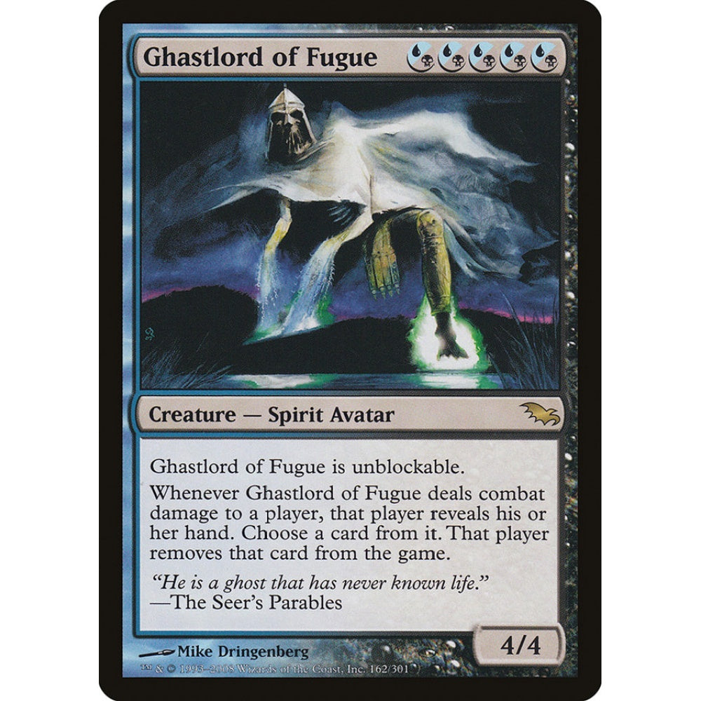 Ghastlord of Fugue rare 162 Magic the Gathering Shadowmoor