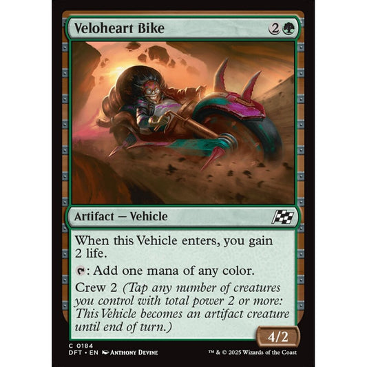 Veloheart Bike, 184, common, Magic: The Gathering, Aetherdrift