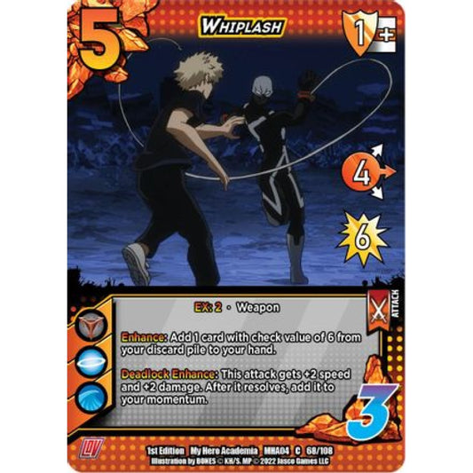 Whiplash, 068/108, C, UniVersus, MHA04 League of Villains