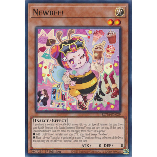 Newbee! ROTA-EN029 Common Common Yu-Gi-Oh Rage of the Abyss in Art