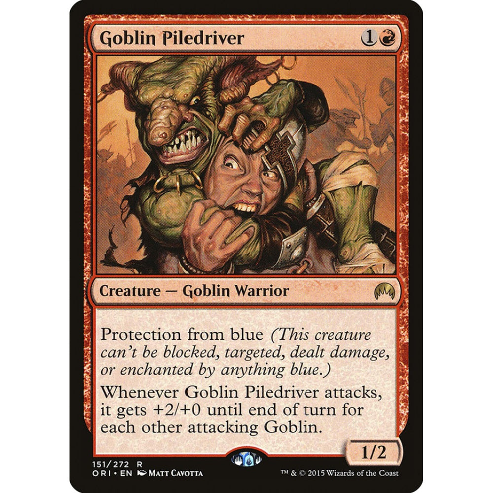 Goblin Piledriver rare 151 Magic the Gathering Magic Origins