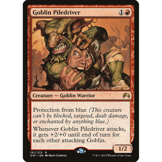 Goblin Piledriver rare 151 Magic the Gathering Magic Origins
