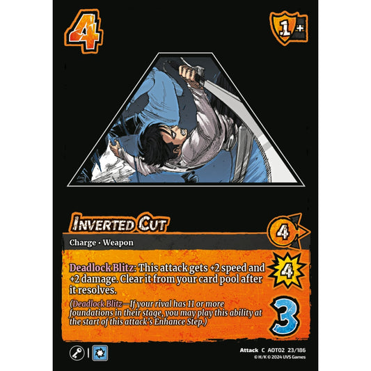 Inverted Cut, 23/186, AOT02, Universus, Attack on Titan: Origins of Power, Attack, C