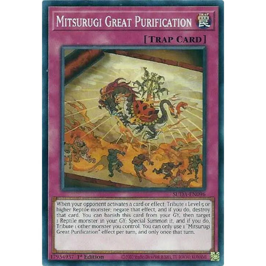 Mitsurugi Great Purification SUDA-EN096 Common Yu-Gi-Oh Supreme Darkness