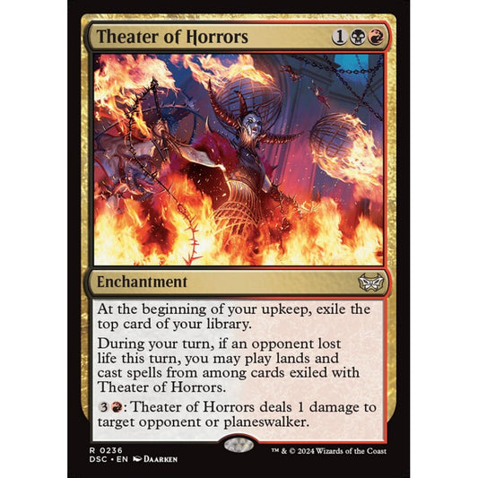 Theater of Horrors, 236, rare, Magic: The Gathering, Duskmourn: House of Horror