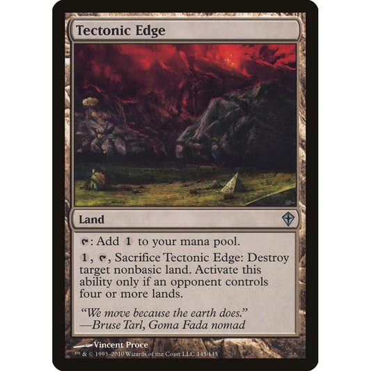 Tectonic Edge uncommon 145 Magic the Gathering Worldwake