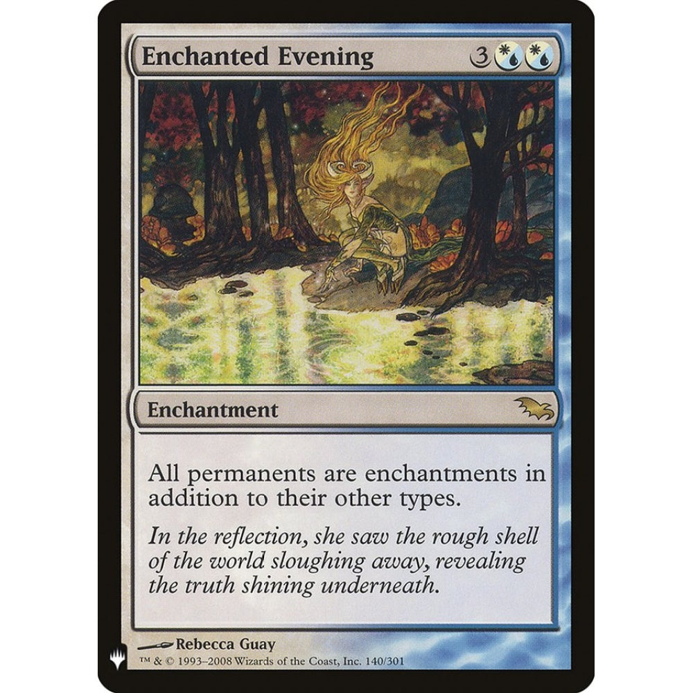 Enchanted Evening rare SHM-140 Magic the Gathering The List