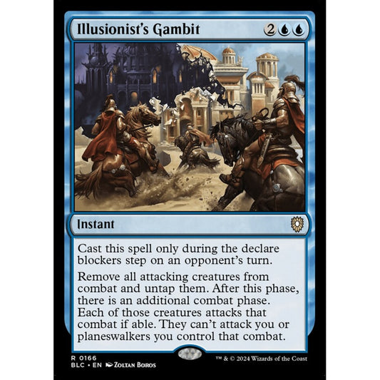 Illusionist's Gambit, 166, rare, Magic: The Gathering, Bloomburrow