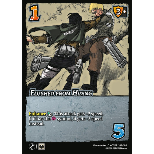 Flushed from Hiding, 165/186, AOT02, Universus, Attack on Titan: Origins of Power, Foundation, C