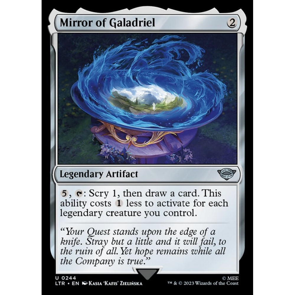 Mirror of Galadriel, uncommon, 244, Magic the Gathering, The Lord of the Rings: Tales of Middle-earth