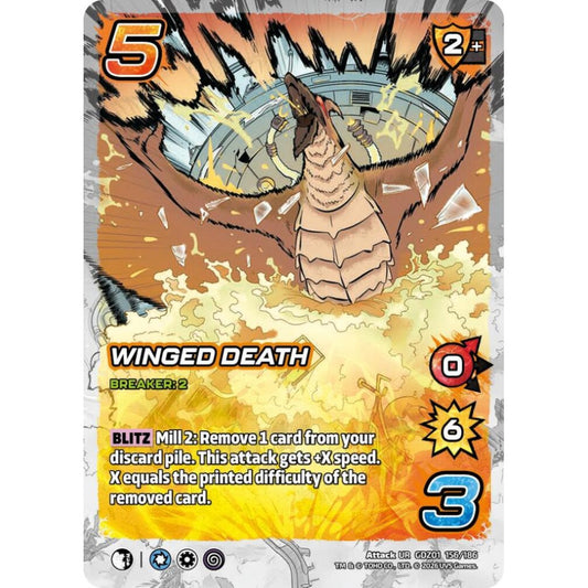 Winged Death GDZ01 156/186 GDZ01 Universus Godzilla: Reign of Kaiju Attack UR